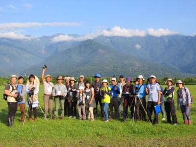 花蓮林管處為響應國際生物多樣性日，規劃系列活動，19日在大農大富平地森林園區即舉辦「平森慢步飛羽尋蹤　春日鐵馬森呼吸」活動 (4)